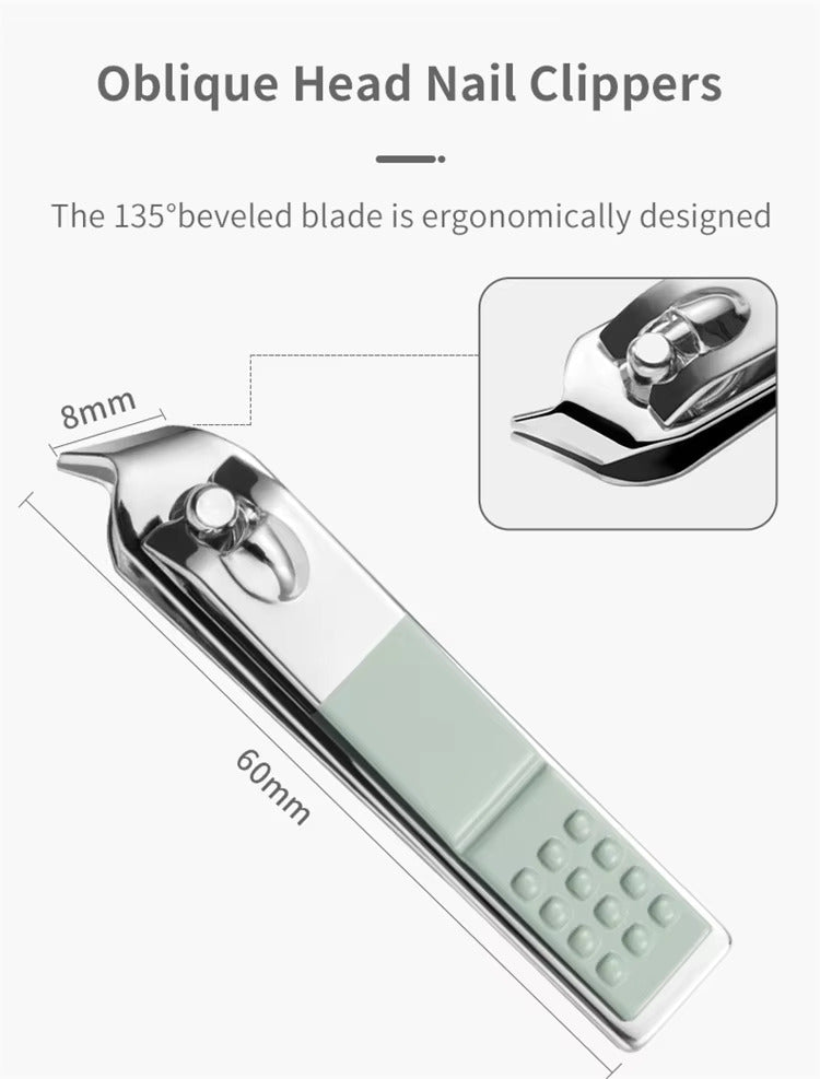 Oblique Head Nail Clippers for Precise Trimming of Nails.