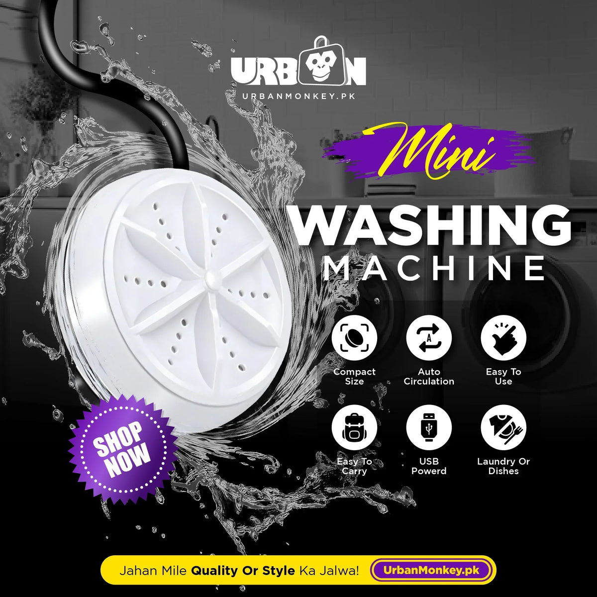 Portable Mini Washing Machine